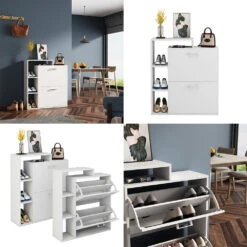 Schuhkipper "Tobias" Weiß 80 X 90 Cm Oskar Store -Vicco m5531 08 ol