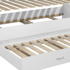 Kinderbett "Jaspar" Weiß 90x200 Cm Mit Lattenrost, Ohne Matratze Oskar Store -Vicco m5537 06 ol