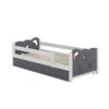 Kinderbett "Jessica" Grau/Weiß 80x160 Cm Mit Schublade, Ohne Matratze Oskar Store -Vicco m5542 01 ol