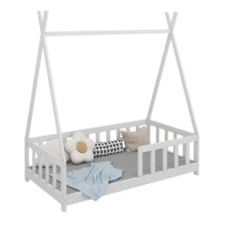Tipi-Bett "Susanna" Weiß 80x160 Cm Mit Rausfallschutz Oskar Store 15 Tipi-Bett "Susanna" Weiß 80x160 Cm Mit Rausfallschutz Oskar Store -Vicco m5568 07 ol