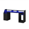 Gaming Tisch "Sonic" Schwarz 179.8 X 65.5 Cm Mit LED-Beleuchtung Oskar Store -Vicco m5679 01 ol
