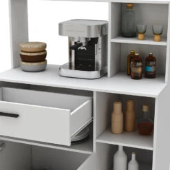 Hochschrank "Emanuel" Weiß 90 Cm Oskar Store -Vicco m5693 06 ol