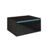 Nachttisch "Samira" Schwarz Hochglanz 49 X 23 Cm Mit LED Beleuchtung Livinity 1 Nachttisch "Samira" Schwarz Hochglanz 49 X 23 Cm Mit LED Beleuchtung Livinity -Vicco m5703 01 ol