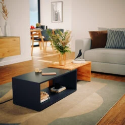 Couchtisch "Bert" Anthrazit/Eiche 76.6 X 30.8 Cm Vicco 12 Couchtisch "Bert" Anthrazit/Eiche 76.6 X 30.8 Cm Vicco -Vicco m5719 04 ol