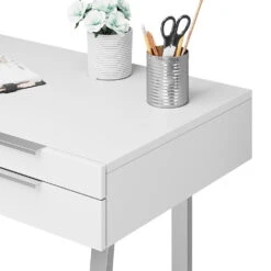 Schreibtisch "Alexia" Weiß 120 X 50 Cm Mit Schubladen Oskar Store -Vicco m5753 06 ol