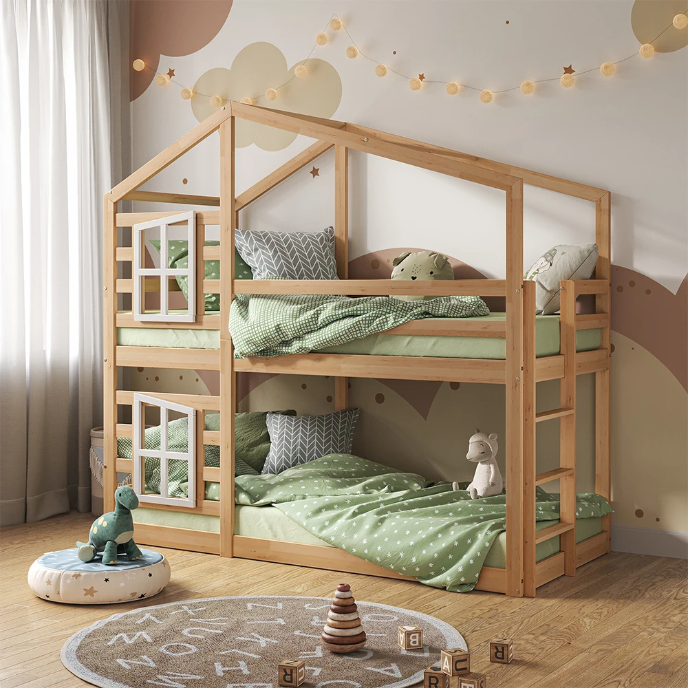 Kinderbett "Maja" 200x90 Cm Natur VitaliSpa 6 Kinderbett "Maja" 200x90 Cm Natur VitaliSpa – Bild 4