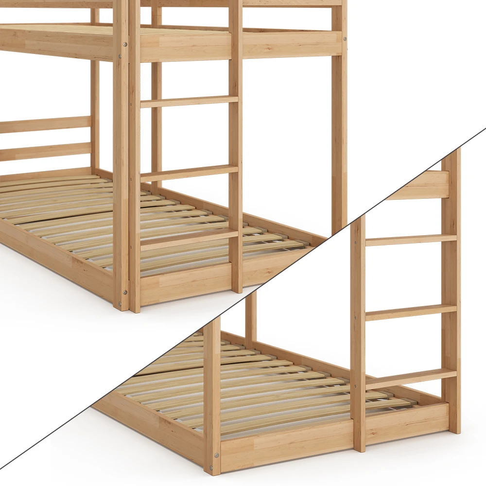 Kinderbett "Maja" 200x90 Cm Natur VitaliSpa 8 Kinderbett "Maja" 200x90 Cm Natur VitaliSpa – Bild 6