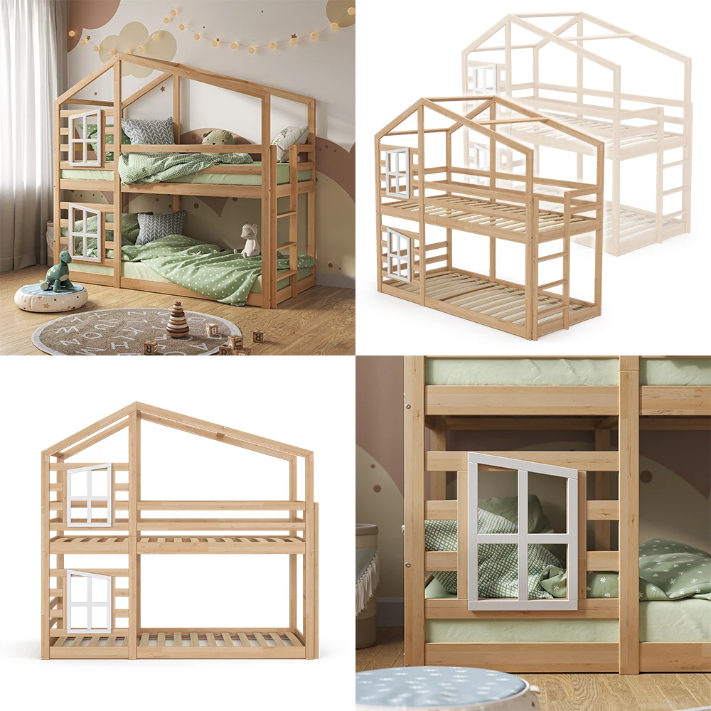 Kinderbett "Maja" 200x90 Cm Natur VitaliSpa 10 Kinderbett "Maja" 200x90 Cm Natur VitaliSpa – Bild 8