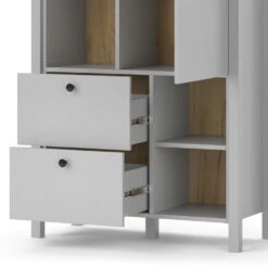 Sideboard "Melini" Grau/Eiche 85 X 139.2 Cm Vicco -Vicco m5886 06 ol