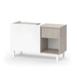 Waschtischunterschrank "Arianna" Greige/Weiß Vicco