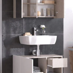 Waschtischunterschrank "Arianna" Greige/Weiß Vicco -Vicco m5931 05 ol