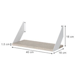 Wandregal "Arianna" Greige/Weiß Vicco 12 Wandregal "Arianna" Greige/Weiß Vicco -Vicco m5935 03 ol