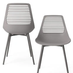 Esszimmerstuhl "Klaas" Grau 46.5 X 54 Cm 2er Set Vicco -Vicco m5981 06 ol