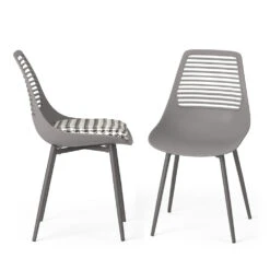 Esszimmerstuhl "Klaas" Grau 46.5 X 54 Cm 2er Set Vicco -Vicco m5981 07 ol