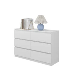 Kommode "Calisto" Weiß 6 Fächer 120cm Vicco -Vicco m6023 07 ol