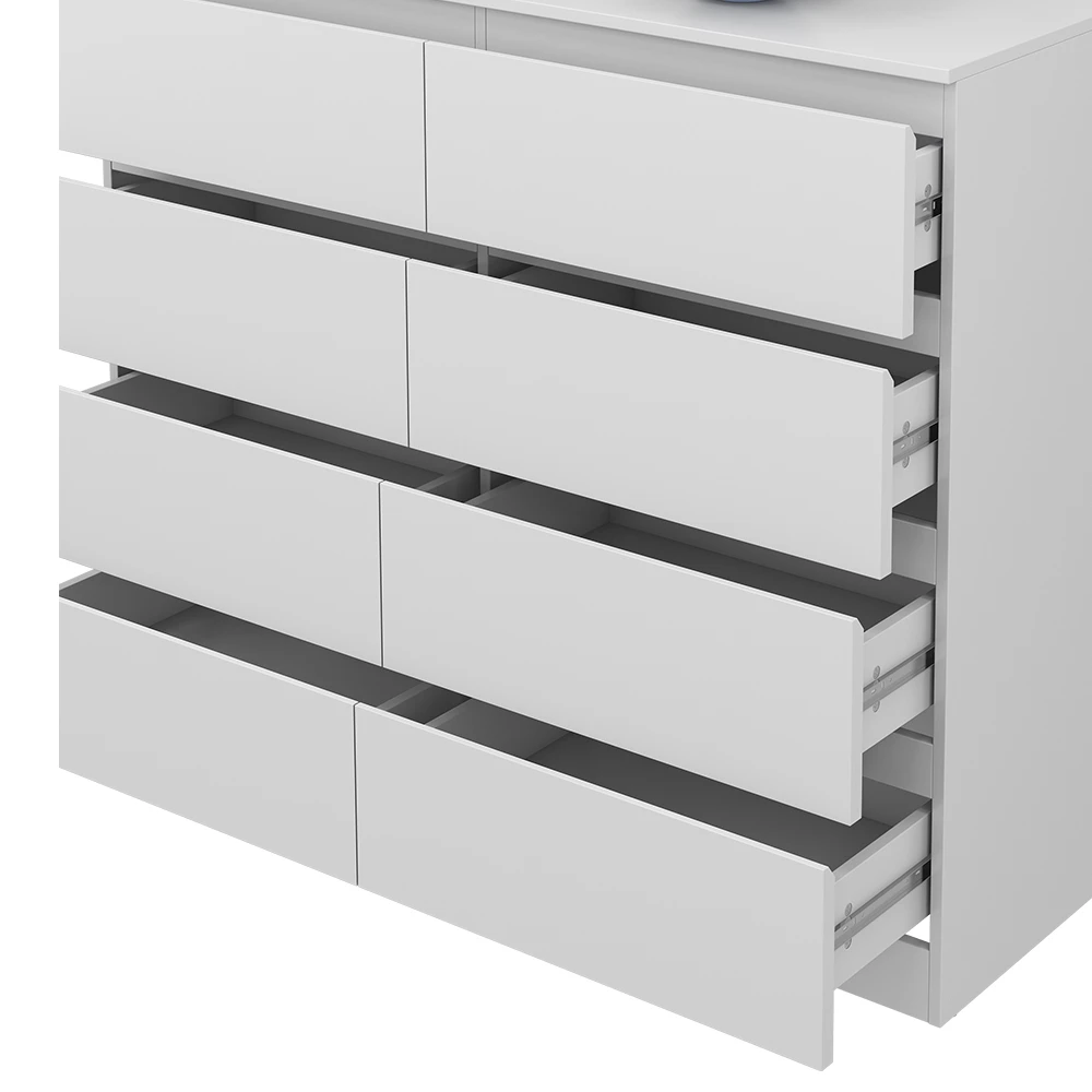 Kommode "Calisto" Weiß 8 Fächer 120cm Vicco 8 Kommode "Calisto" Weiß 8 Fächer 120cm Vicco – Bild 6