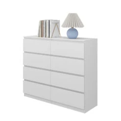 Kommode "Calisto" Weiß 8 Fächer 120cm Vicco 16 Kommode "Calisto" Weiß 8 Fächer 120cm Vicco -Vicco m6025 07 ol