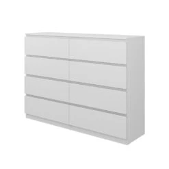 Kommode "Calisto" WeiĂ 8 FĂ€cher 138cm Vicco