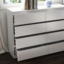 Kommode "Calisto" Weiß 8 Fächer 138cm Vicco -Vicco m6026 05 ol