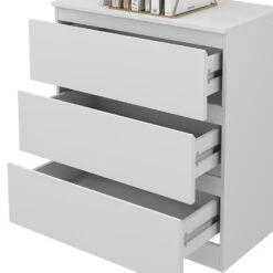 Kommode "Calisto" Weiß 3 Fächer Vicco -Vicco m6027 06 ol