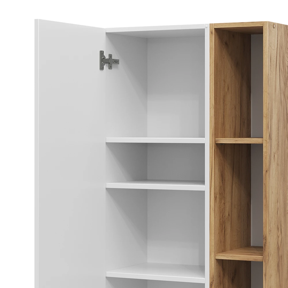 Vicco Wandregal "Anteo", Weiß/Eiche, 60 X 110 Cm 8 Vicco Wandregal "Anteo", Weiß/Eiche, 60 X 110 Cm – Bild 6