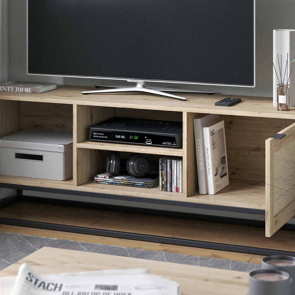 Lowboard "Natal" Eiche 2 Türen Vicco 7 Lowboard "Natal" Eiche 2 Türen Vicco – Bild 5