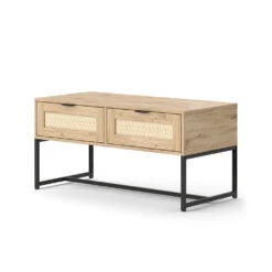 Couchtisch "Natal Eiche 2 Schubladen Vicco