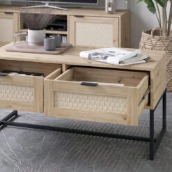 Couchtisch "Natal Eiche 2 Schubladen Vicco 14 Couchtisch "Natal Eiche 2 Schubladen Vicco -Vicco m6076 05 ol