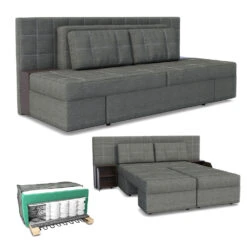 Sofa Grau 235 Cm Vitalispa 15 Sofa Grau 235 Cm Vitalispa -Vicco m619 08 ol