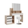 Schminktisch "Anja" Sonoma/Weiß Mit Hocker Vicco 1 Schminktisch "Anja" Sonoma/Weiß Mit Hocker Vicco -Vicco m6201 hw 01 ol
