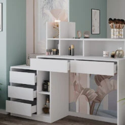 Schminktisch "Anja" Weiß Vicco -Vicco m6202 05 ol