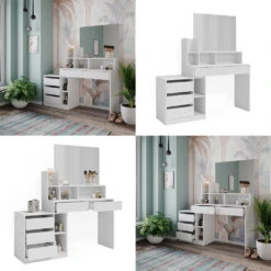 Schminktisch "Anja" Weiß Vicco -Vicco m6202 08 ol