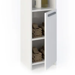 Badmöbel Set "Kiko" Weiß 4 Teile Vicco -Vicco m621 06 ol