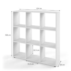 Raumteiler "Nove" Weiß 104 X 108 Cm Vicco -Vicco m624 03 ol