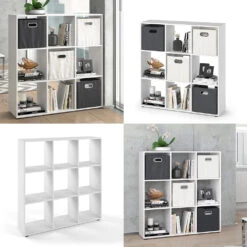 Raumteiler "Nove" Weiß 104 X 108 Cm Vicco -Vicco m624 08 ol