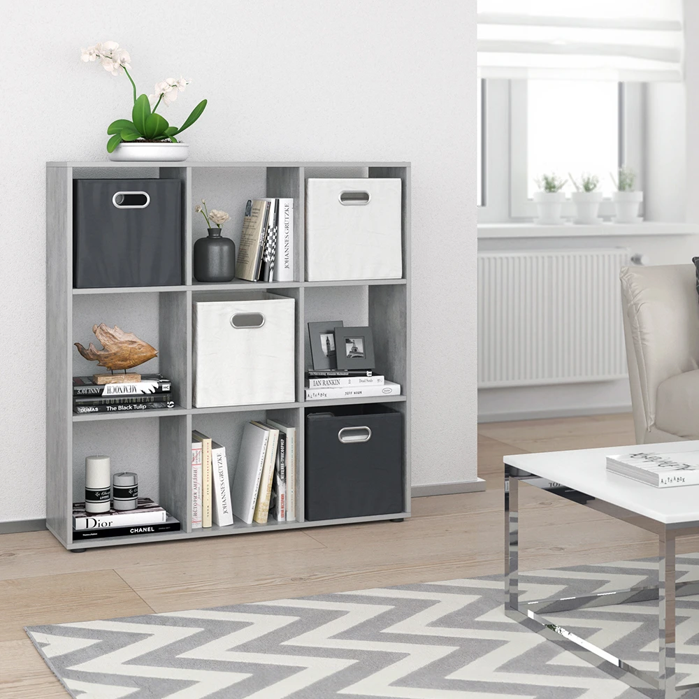 Raumteiler "Nove" Beton 104 X 108 Cm Vicco 6 Raumteiler "Nove" Beton 104 X 108 Cm Vicco – Bild 4