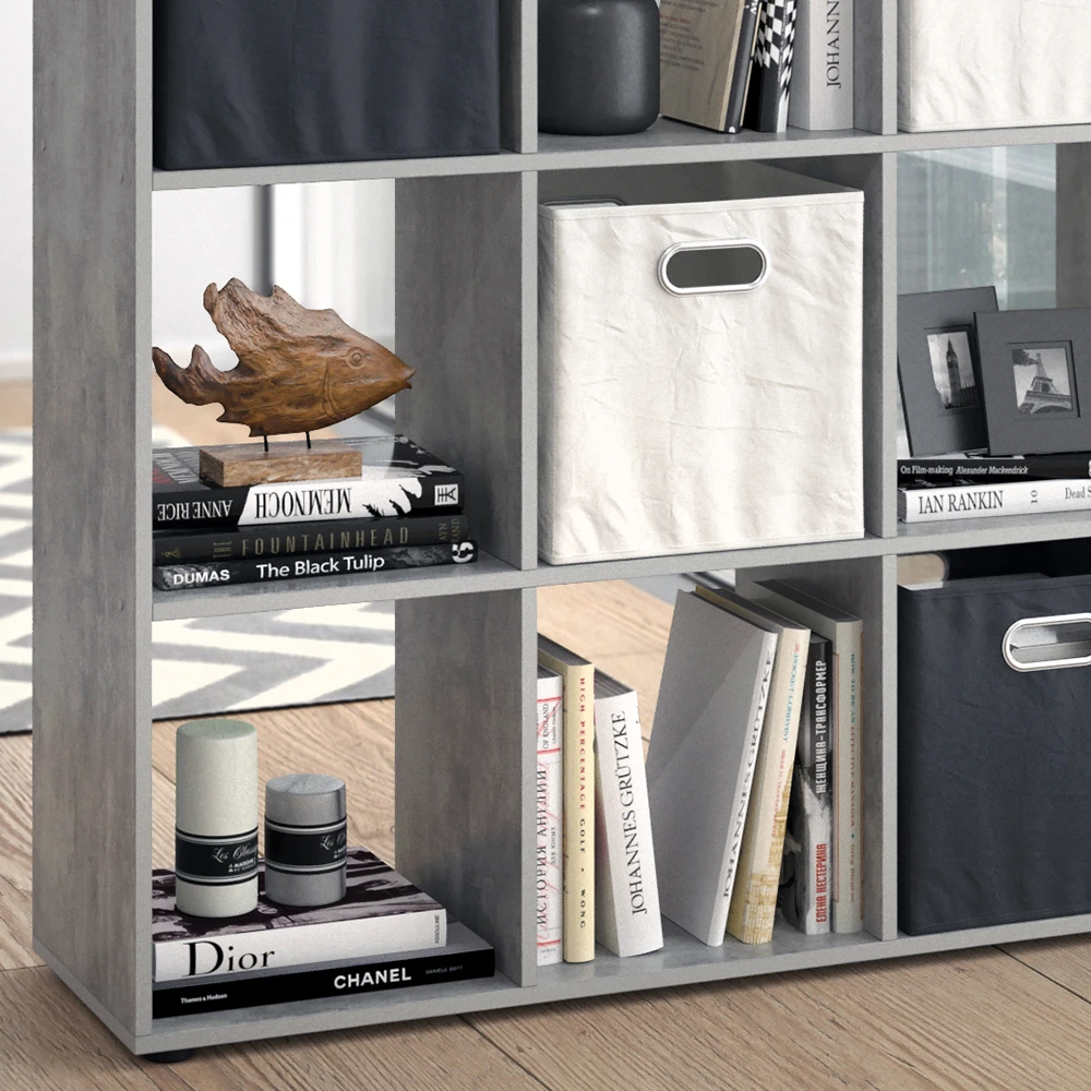 Raumteiler "Nove" Beton 104 X 108 Cm Vicco 7 Raumteiler "Nove" Beton 104 X 108 Cm Vicco – Bild 5