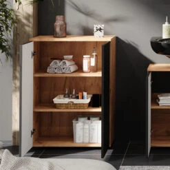 Midischrank "Irma" Anthrazit/Eiche 60 X 81 Cm Vicco -Vicco m6388 05 ol