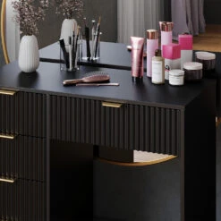 Schminktisch "Letti" Schwarz Kurz Vicco 13 Schminktisch "Letti" Schwarz Kurz Vicco -Vicco m6403 05 ol