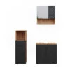 Badmöbelset "Irma" Eiche/Anthrazit 4-teilig Mit Midischrank Vicco 1 Badmöbelset "Irma" Eiche/Anthrazit 4-teilig Mit Midischrank Vicco -Vicco m6483 01 ol