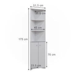 Eckschrank "Fynn" Weiß Vicco -Vicco m6541 03 ol