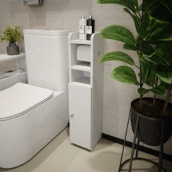 Toilettenpapierschrank "Fynn" Weiß Vicco -Vicco m6543 04 ol