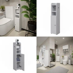 Toilettenpapierschrank "Fynn" Weiß Vicco -Vicco m6543 08 ol