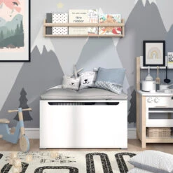 Spielzeugtruhe "Arno" Weiß Vicco -Vicco m6544 04 ol