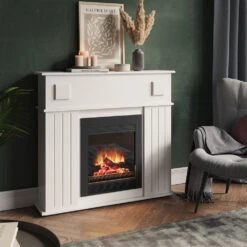 Kaminumrandung Weiß 109 X 100 Cm Vicco -Vicco m963 04 new