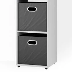 Raumteiler "Ludus" Weiß Mit Faltboxen Vicco -Vicco m995 2xfb 06 ol