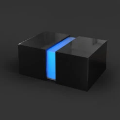 Couchtisch "Dandy" Schwarz Hochglanz 71 X 31.5 Cm Vicco -Vicco m 1816 09 ol