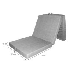 Klappmatratze 190x70x10cm Grau Vitalispa -Vicco ma58 03 ol