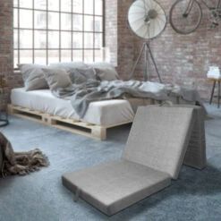 Klappmatratze 190x70x10cm Grau Vitalispa -Vicco ma58 04 ol