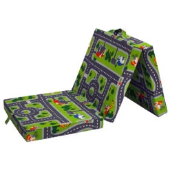 Faltmatratze Grün/Blau 190 X 70 Cm Vitalispa